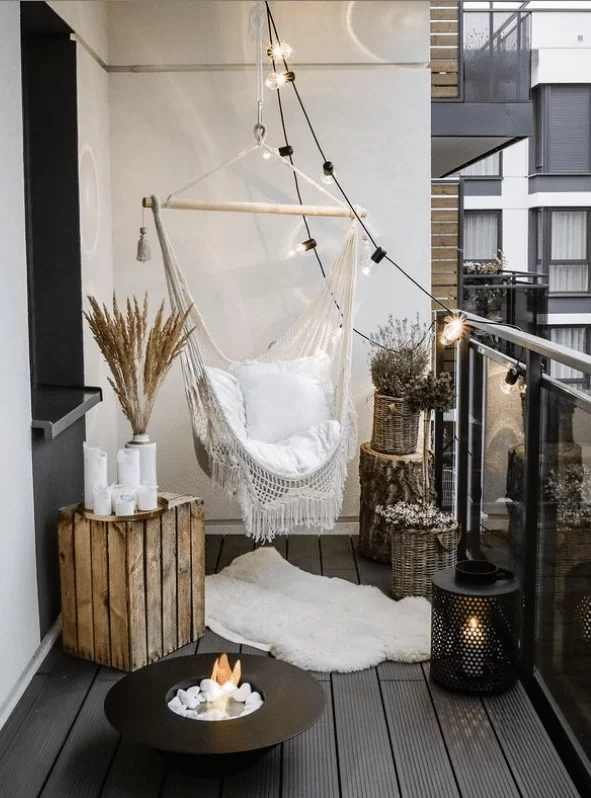 chaise hamac de balcon
