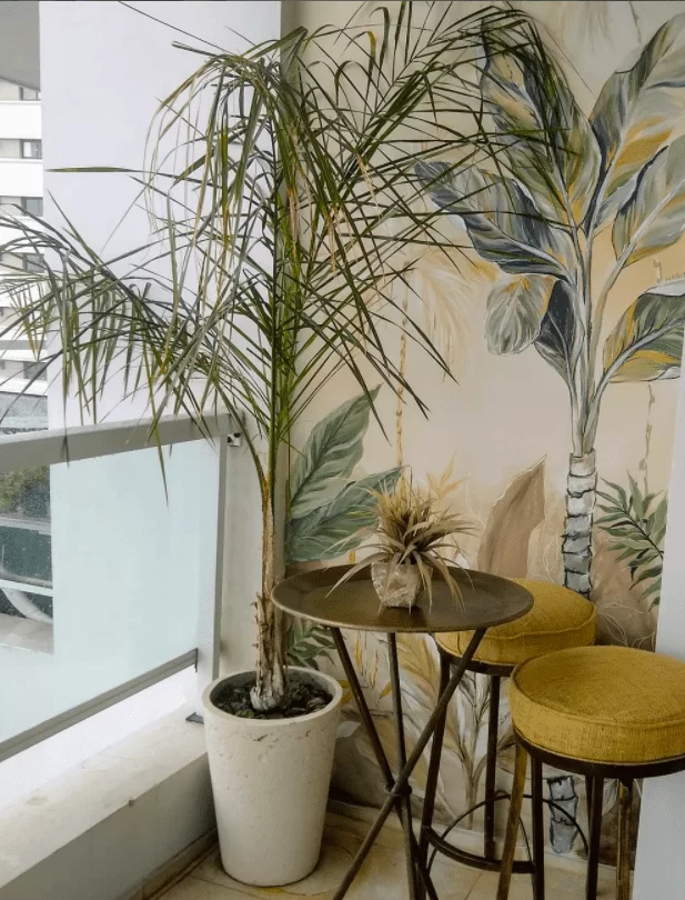 peinture murale de balcon