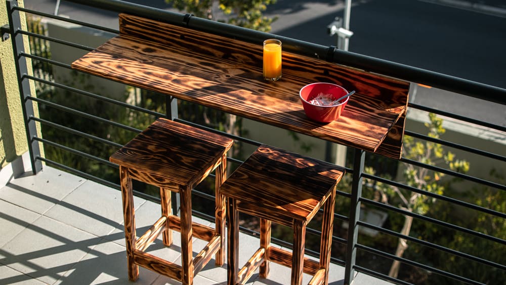 sièges de bar de balcon