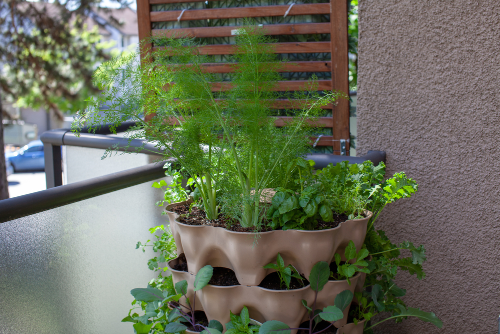 jardinière empilable